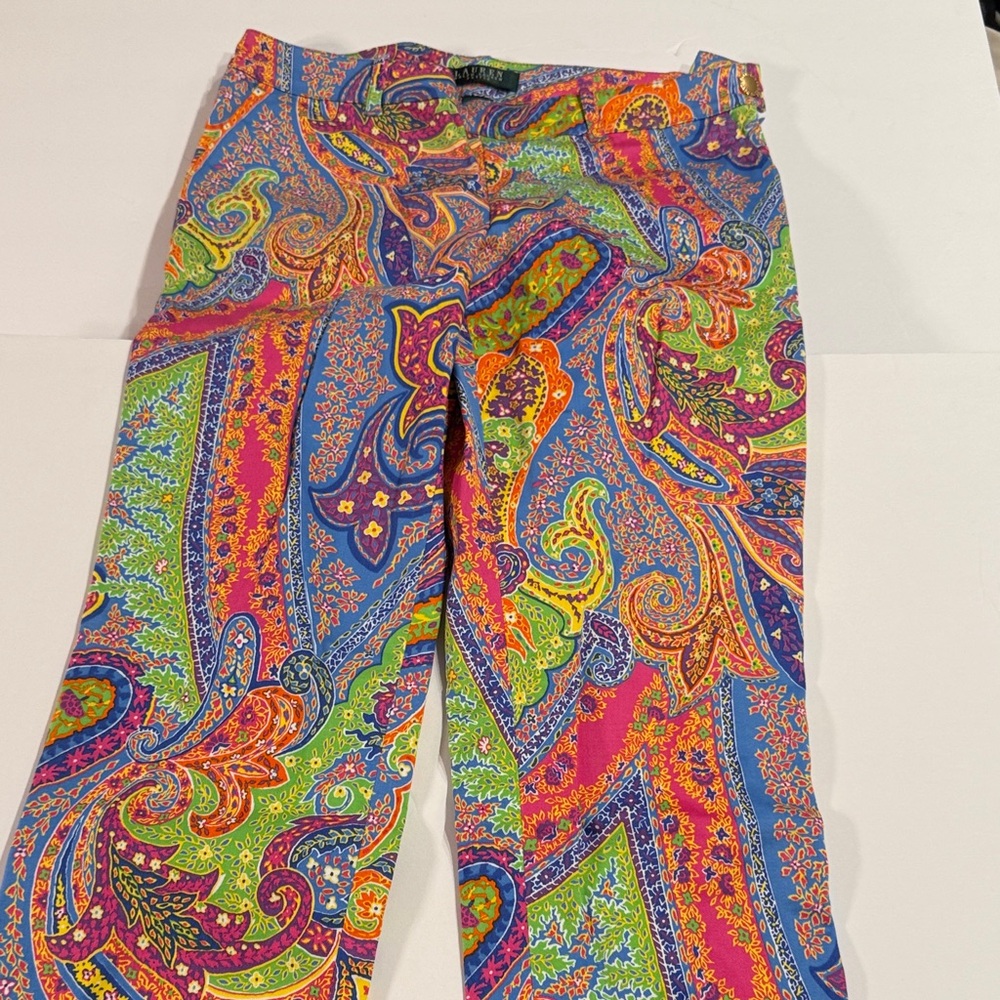 Lauren Ralph Lauren Multicolor Paisley Pants